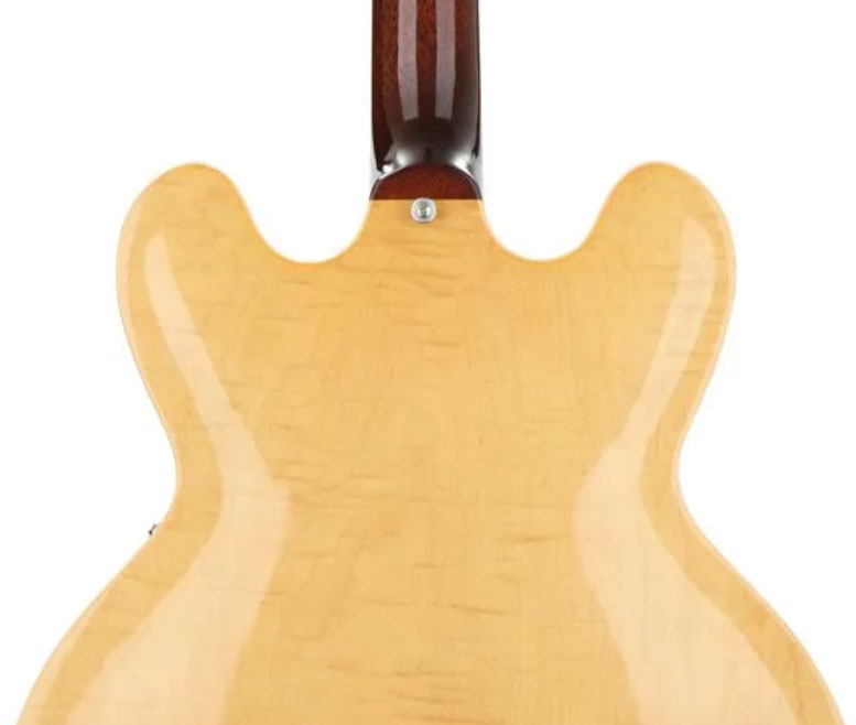 Gibson Es-335 Figured 2018 Ltd 2h Ht Rw - Dark Vintage Natural - Semi hollow elektriche gitaar - Variation 3