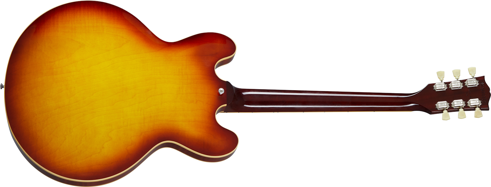 Gibson Es-335 Figured Original 2020 2h Ht Rw - Iced Tea - Semi hollow elektriche gitaar - Variation 1
