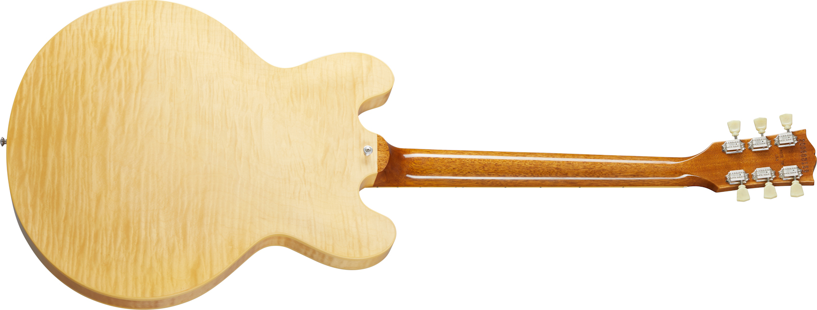 Gibson Es-335 Figured Original 2020 2h Ht Rw - Antique Natural - Semi hollow elektriche gitaar - Variation 1