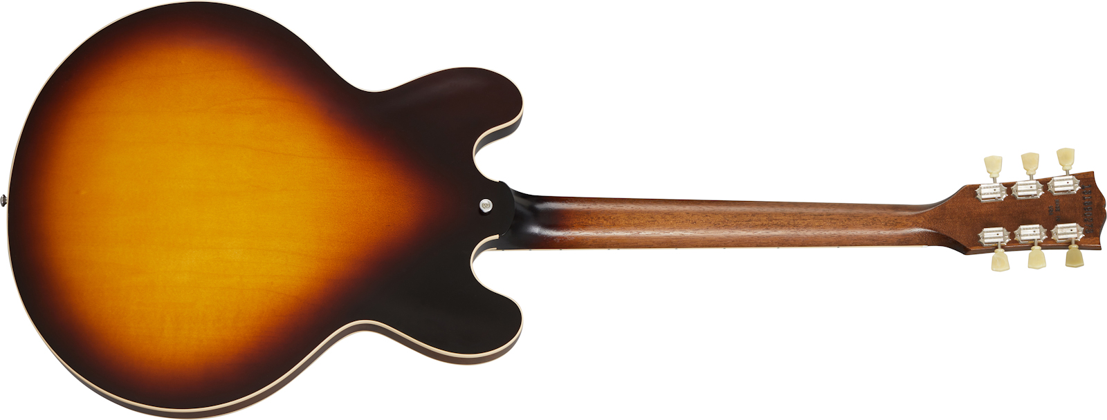 Gibson Es-335 Satin Modern 2020 2h Ht Rw - Satin Vintage Sunburst - Semi hollow elektriche gitaar - Variation 1