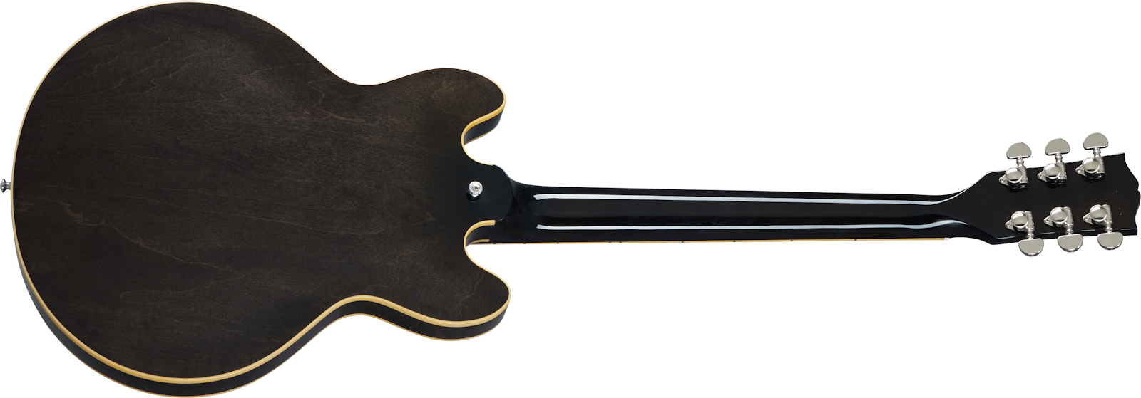 Gibson Es-339 Modern 2020 2h Ht Rw - Trans Ebony - Semi hollow elektriche gitaar - Variation 1