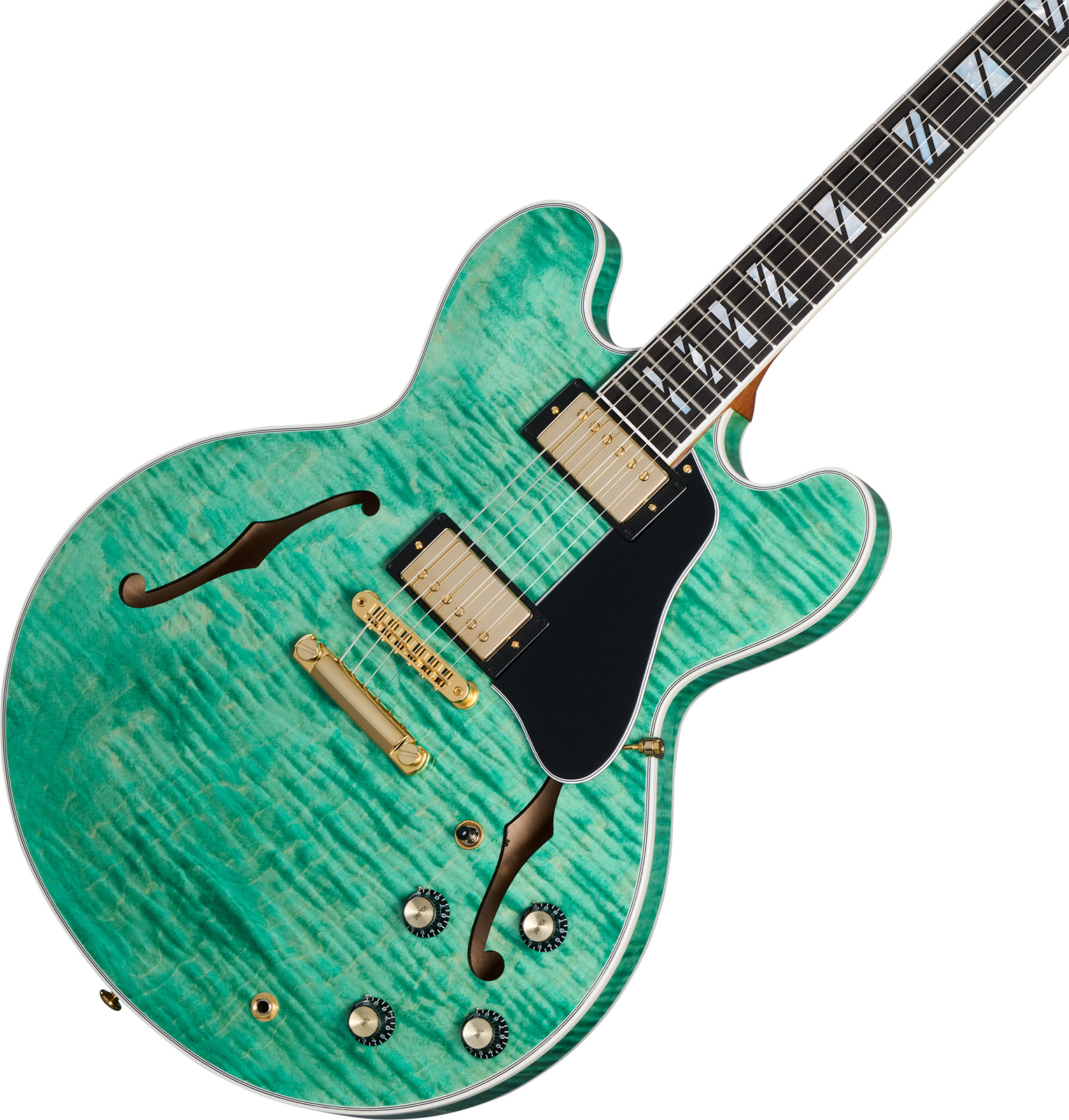 Gibson Es Supreme 2h Ht Eb - Seafoam Green - Semi hollow elektriche gitaar - Variation 3