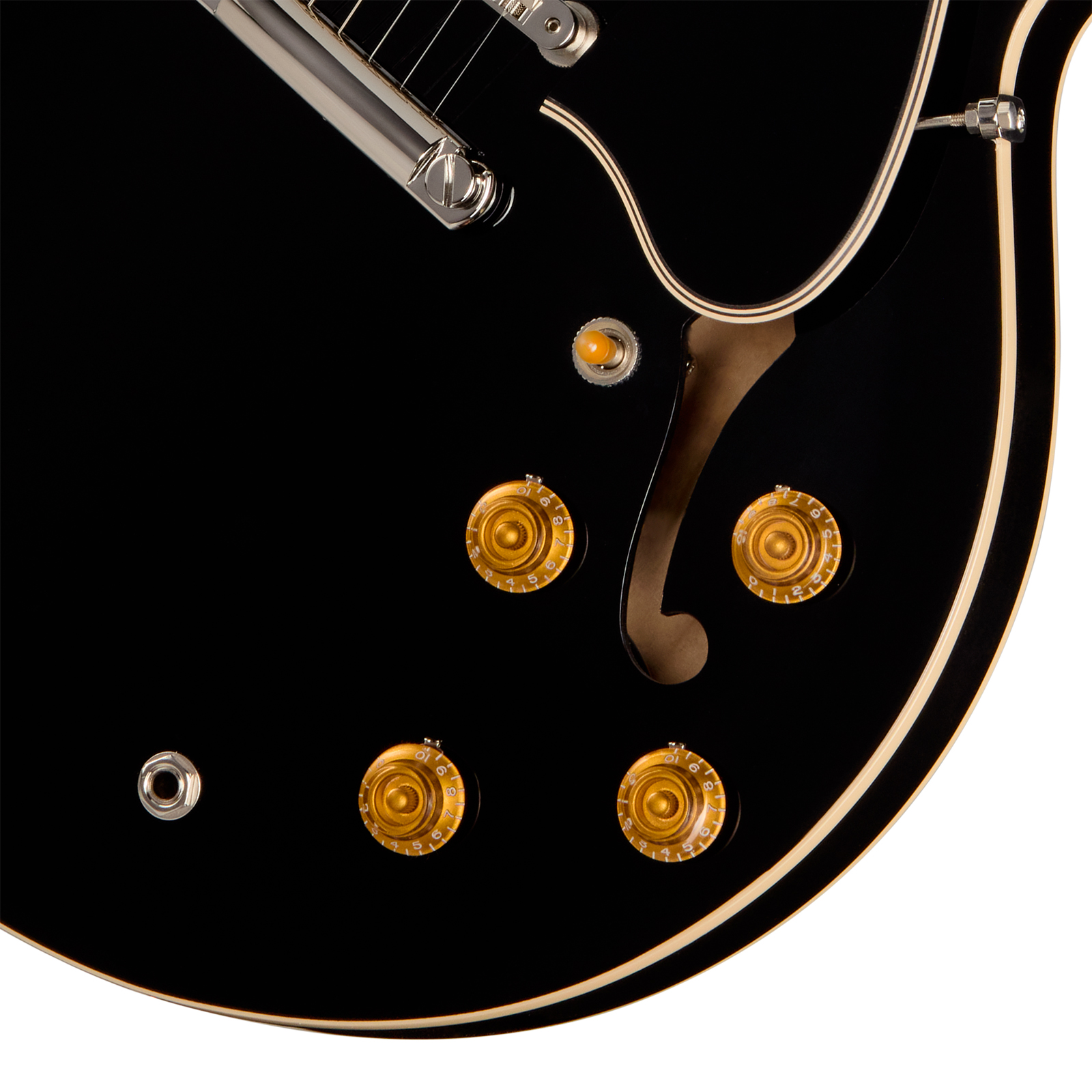 Gibson Es335 50s Usa 2h Ht Rw - Ebony - Semi hollow elektriche gitaar - Variation 3