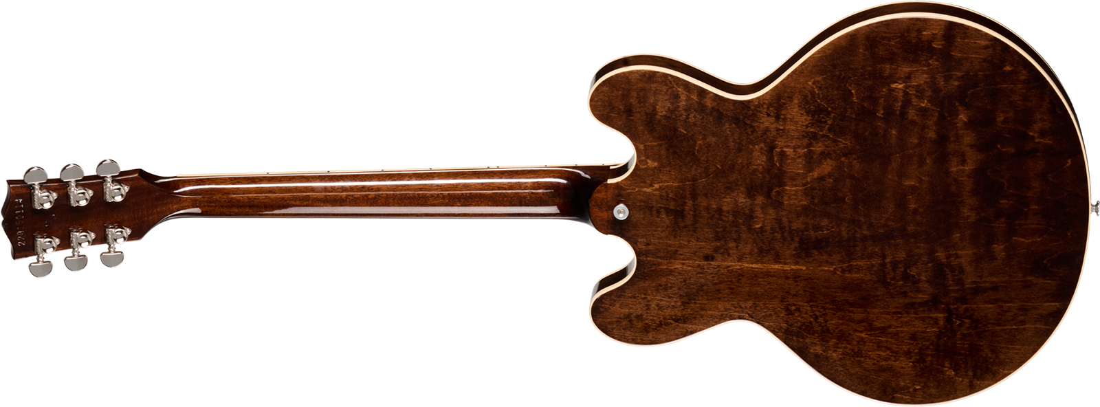 Gibson Es335 60s Usa 2h Ht Rw - Dark Walnut - Semi hollow elektriche gitaar - Variation 1