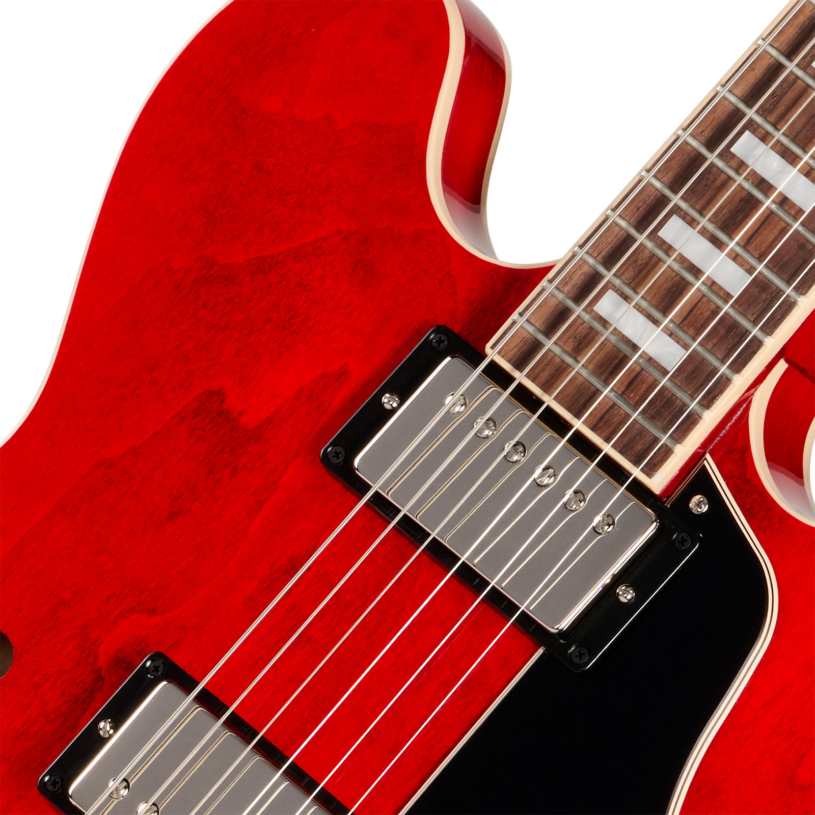 Gibson Es335 60s Usa 2h Ht Rw - Sixties Cherry - Semi hollow elektriche gitaar - Variation 2