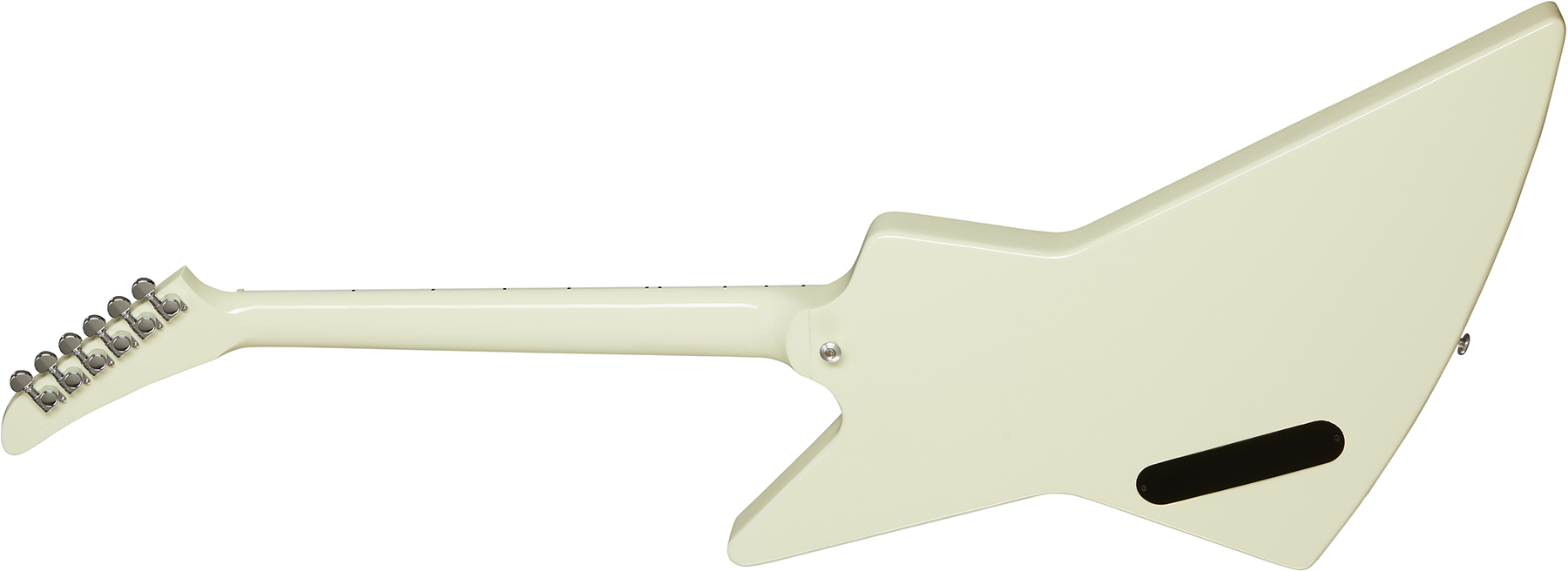 Gibson Explorer 70s Original Gaucher Hh Ht Rw - Classic White - Linkshandige elektrische gitaar - Variation 1