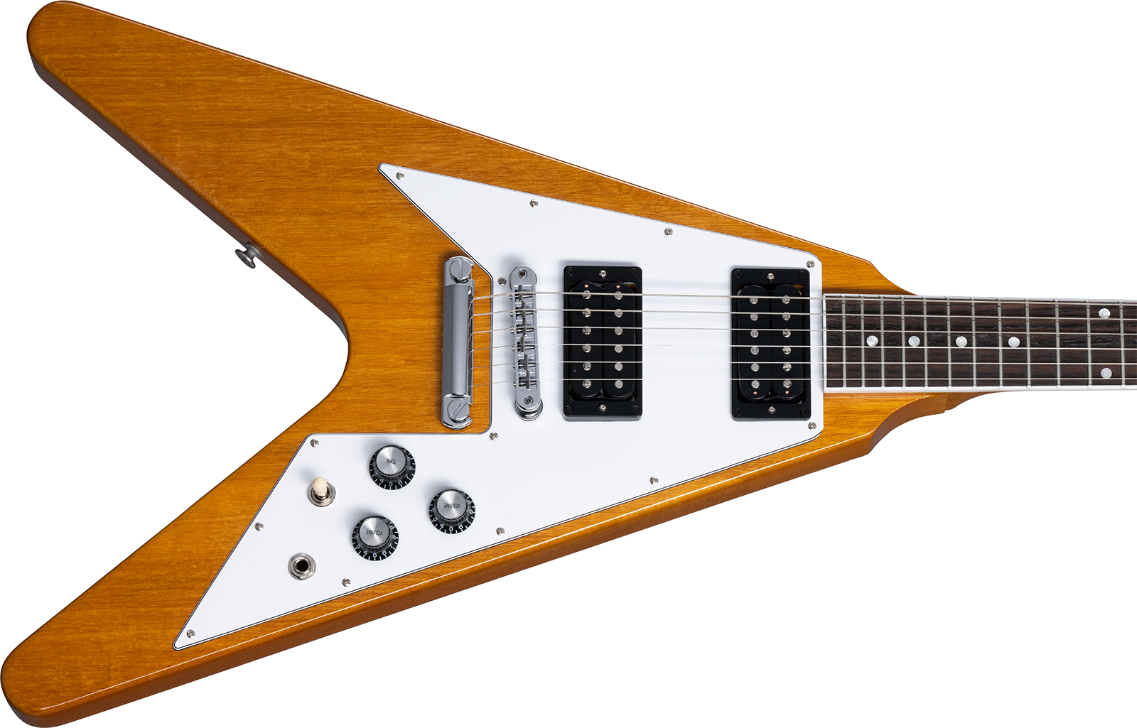 Gibson Flying V 70s Original 2h Ht Rw - Antique Natural - Metalen elektrische gitaar - Variation 3
