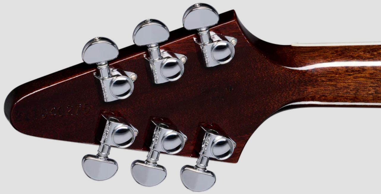 Gibson Flying V 70s Original 2h Ht Rw - Dark Walnut - Metal elektrische gitaar - Variation 4