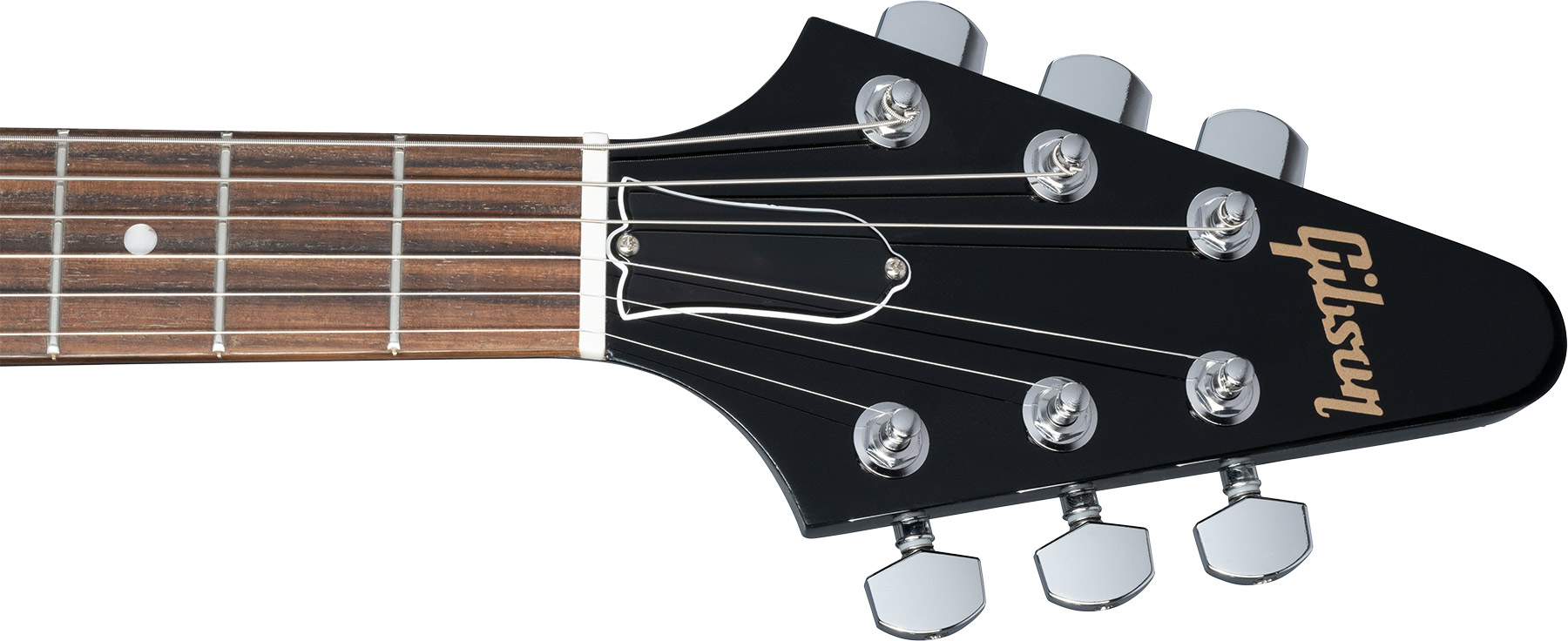 Gibson Flying V 80s 2h Ht Rw - Ebony - Metalen elektrische gitaar - Variation 4