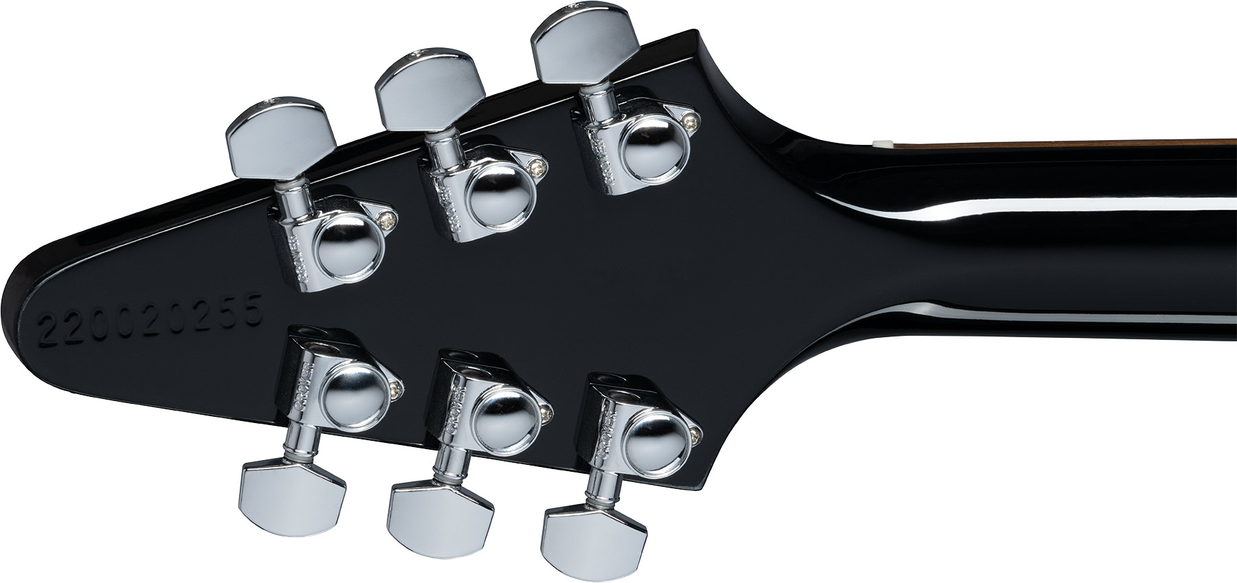 Gibson Flying V 80s 2h Ht Rw - Ebony - Metalen elektrische gitaar - Variation 5
