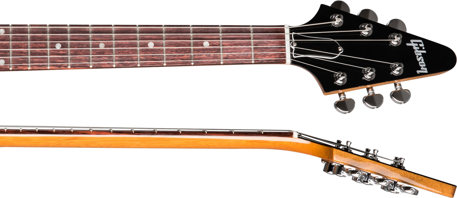 Gibson Flying V Original 2h Ht Rw - Antique Natural - Retro-rock elektrische gitaar - Variation 3