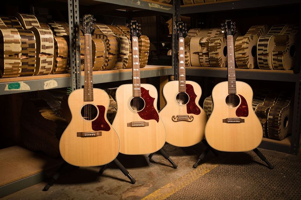 Gibson G-45 Studio Generation Dreadnought Epicea Noyer Wal - Antique Natural Satin - Elektro-akoestische gitaar - Variation 4