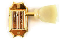 Gibson Vintage Pearloid Machine Heads Jeu 3x3 Gold - Stemmechanieken - Variation 1