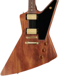 Retro-rock elektrische gitaar Gibson Custom Shop 1958 Mahogany Explorer Reissue - Vos walnut