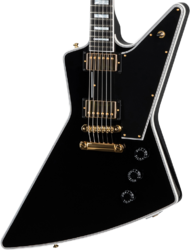Metalen elektrische gitaar Gibson Custom Shop Explorer Custom - Ebony