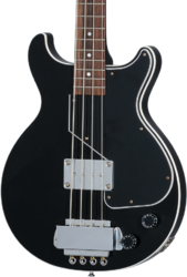 Solid body elektrische bas Gibson Custom Shop Gene Simmons EB-0 Bass - Vos ebony