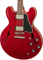 Semi hollow elektriche gitaar Gibson Custom Shop Historic 1961 ES-335 Reissue - Vos sixties cherry
