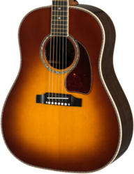 Folk gitaar Gibson Custom Shop J-45 Deluxe Rosewood - Rosewood burst