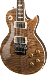 Enkel gesneden elektrische gitaar Gibson Custom Shop Les Paul Axcess Standard Figured Floyd Rose - Gloss dc rust