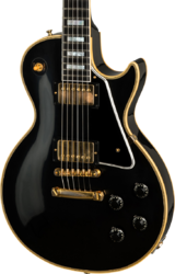 Enkel gesneden elektrische gitaar Gibson Custom Shop 1957 Les Paul Custom 2-Pickup - Vos ebony