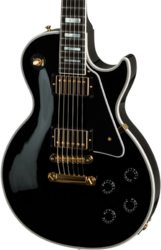 Enkel gesneden elektrische gitaar Gibson Custom Shop Les Paul Custom - Ebony
