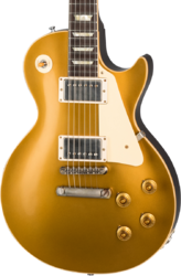 Enkel gesneden elektrische gitaar Gibson Custom Shop 1957 Les Paul Goldtop Reissue - Vos double gold with dark back