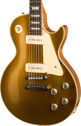 Enkel gesneden elektrische gitaar Gibson Custom Shop 1968 Les Paul Goldtop Reissue - 60s gold