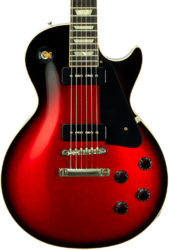 Single cut gitaar  Gibson Custom Shop 1956 Les Paul Standard #65457 - VOS Red Sparkle Burst