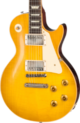Enkel gesneden elektrische gitaar Gibson Custom Shop 1958 Les Paul Standard Reissue - Vos lemon burst