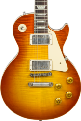 Enkel gesneden elektrische gitaar Gibson Custom Shop 60th Anniversary 1960 Les Paul Standard V1 #001496 - Vos antiquity burst