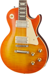 Enkel gesneden elektrische gitaar Gibson Custom Shop 60th Anniversary 1960 Les Paul Standard V2 - Vos orange lemon fade