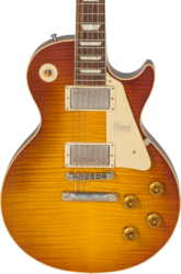 Enkel gesneden elektrische gitaar Gibson Custom Shop M2M 1958 Les Paul Standard #89886 - Aged royal teaburst