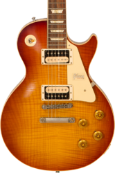 Enkel gesneden elektrische gitaar Gibson Custom Shop M2M 1958 Les Paul Standard #89904 - Kentucky bourbon fade