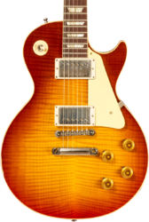 Enkel gesneden elektrische gitaar Gibson Custom Shop M2M 1959 Les Paul Standard Reissue #932609 - Murphy lab light aged royal tea burst