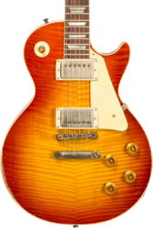 Enkel gesneden elektrische gitaar Gibson Custom Shop M2M 1959 Les Paul Standard Reissue #942136 - Murphy lab heavy aged sunrise tea burst