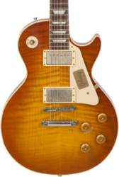 Enkel gesneden elektrische gitaar Gibson Custom Shop M2M 1959 Les Paul Standard #R961618 - Aged sunrise teaburst