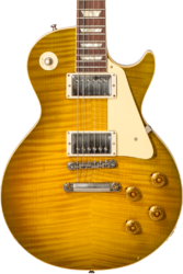 Enkel gesneden elektrische gitaar Gibson Custom Shop M2M 1959 Les Paul Standard Reissue #932154 - Murphy lab light aged green lemon burst