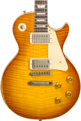 Enkel gesneden elektrische gitaar Gibson Custom Shop M2M 1959 Les Paul Standard Reissue #932160 - Murphy lab heavy light aged golden poppy burst