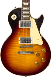 Enkel gesneden elektrische gitaar Gibson Custom Shop M2M 1959 Les Paul Standard Reissue #932163 - Murphy lab light aged dark burst
