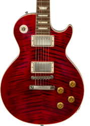 Enkel gesneden elektrische gitaar Gibson Custom Shop M2M Les Paul Standard 1959 Reissue #943147 - Vos red tiger