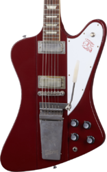 Retro-rock elektrische gitaar Gibson Custom Shop Murphy Lab 1963 Firebird V With Maestro Vibrola - Ultra light aged ember red