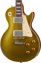 Enkel gesneden elektrische gitaar Gibson Custom Shop Murphy Lab 1957 Les Paul Goldtop Reissue - Ultra heavy aged double gold