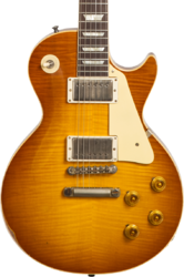 Enkel gesneden elektrische gitaar Gibson Custom Shop Murphy Lab 1959 Les Paul Standard Reissue #93635 - Heavy aged golden poppy burst