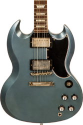 Guitarra eléctrica de doble corte. Gibson Custom Shop Murphy Lab 1964 SG Standard Reissue #009262 - Light aged pelham blue