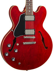 Linkshandige elektrische gitaar Gibson ES-335 2020 Linkshandige - Sixties cherry