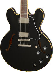 Semi hollow elektriche gitaar Gibson ES-335 - Vintage ebony