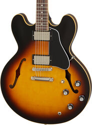 Semi hollow elektriche gitaar Gibson ES-335 - Vintage burst