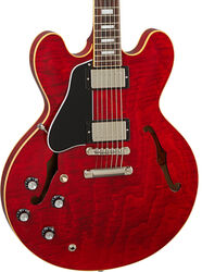 Linkshandige elektrische gitaar Gibson ES-335 Figured LH - Sixties cherry