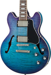 Semi hollow elektriche gitaar Gibson ES-339 Figured - Blueberry burst