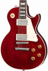 Enkel gesneden elektrische gitaar Gibson Les Paul Standard 50s Figured Custom Color - 60s cherry